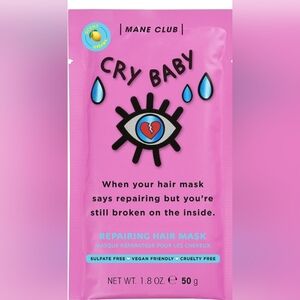 MANE CLUB Cry Baby 2 Pack Deep Conditioner, cruelty free, vegan, no sulfates New